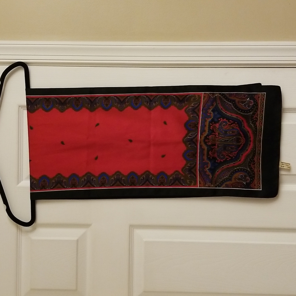 Vintage polyester scarf